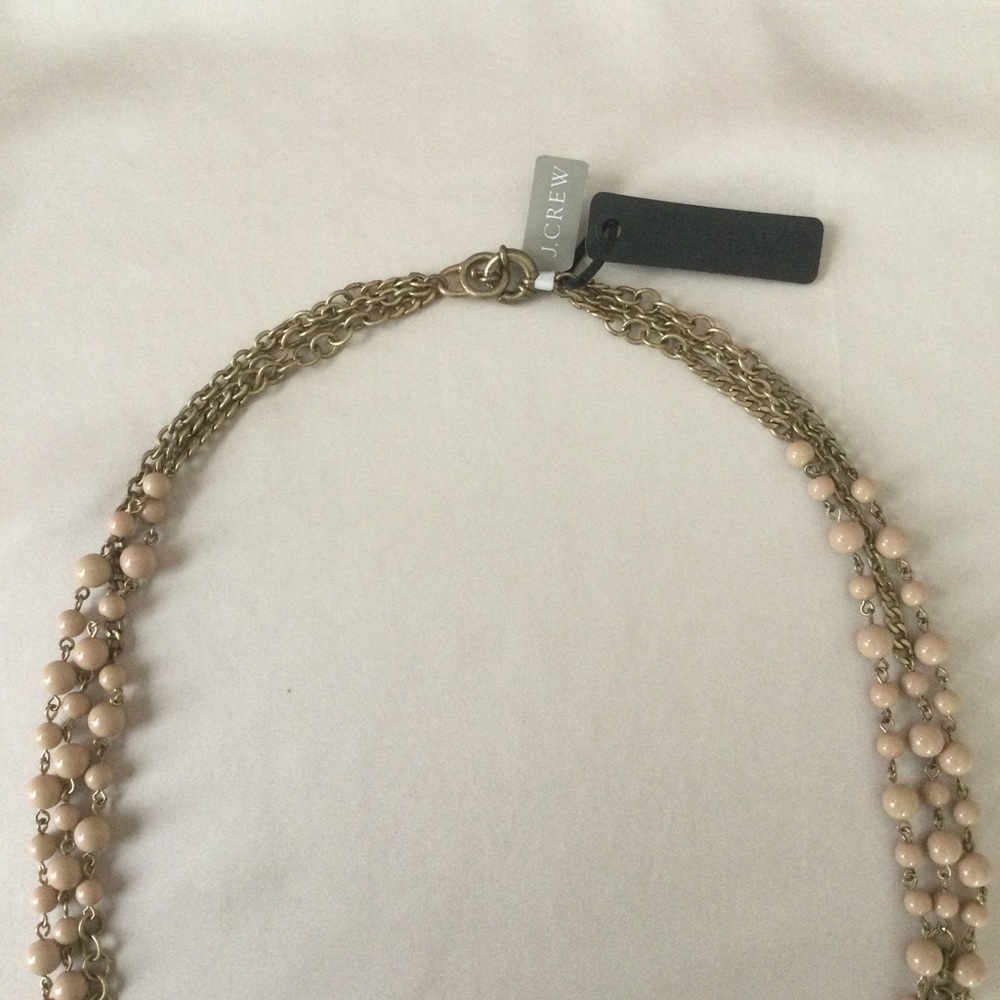 J. Crew Three Strand Beaded Necklace - Picture 4 of 5